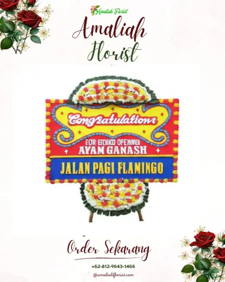 Sewa Papan Bunga Telen